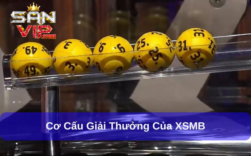 XSMB sở hữu cơ cấu giải thưởng hấp dẫn